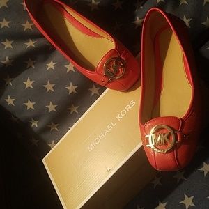 Michael Kors- FULTON MOC LEATHER Flats